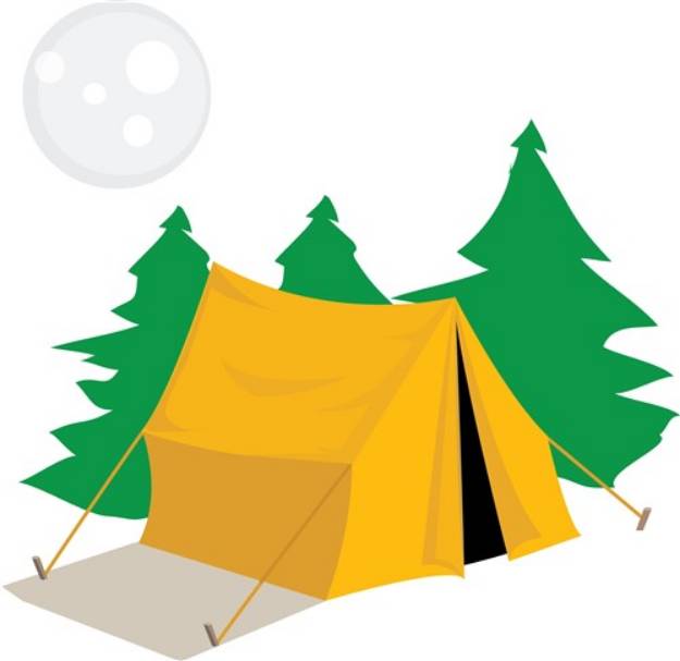 Picture of Camp Tent SVG File