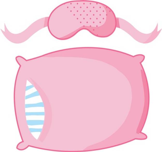 Picture of Sleep Mask SVG File