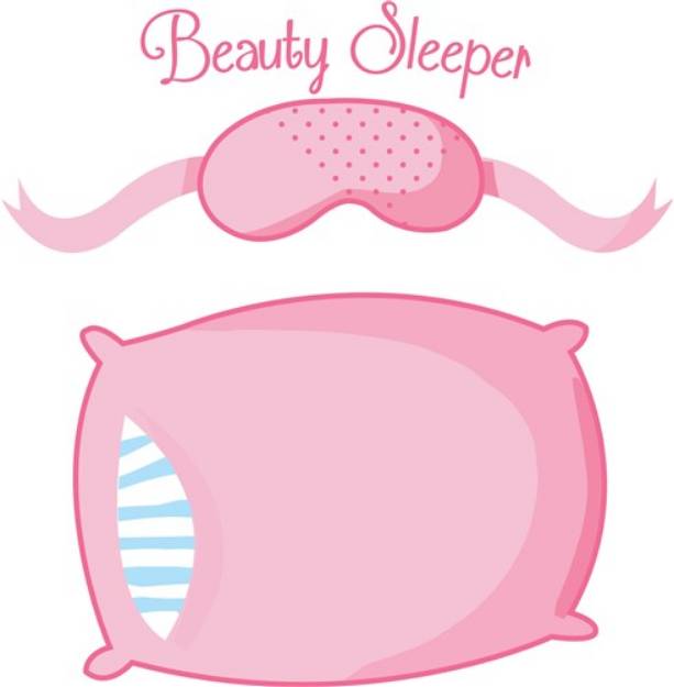 Picture of Beauty Sleeper SVG File