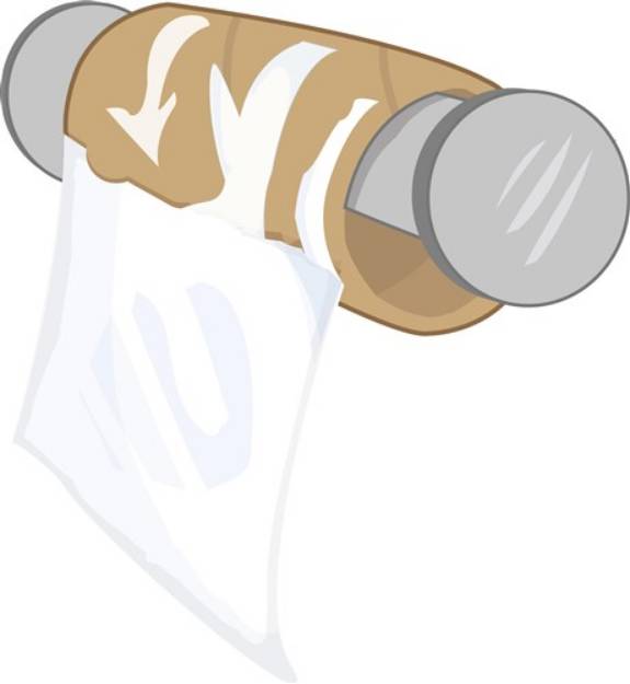 Picture of Toilet Roll SVG File