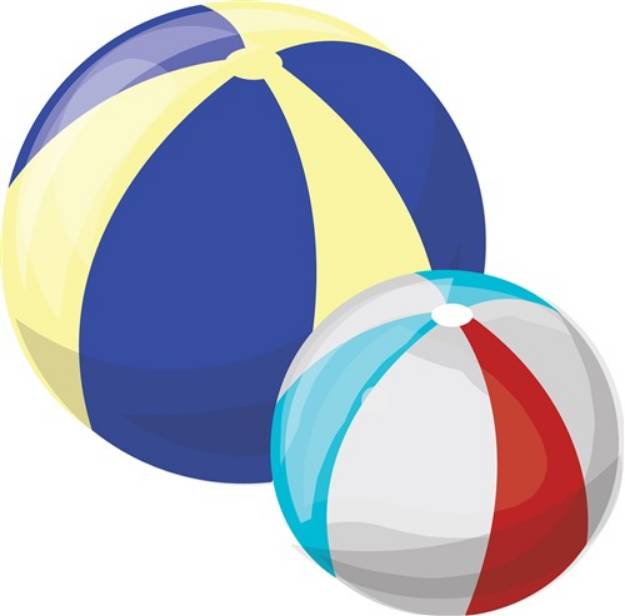 Picture of Beach Balls SVG File