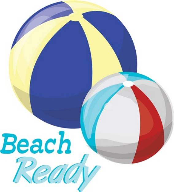 Picture of Beach Ready SVG File