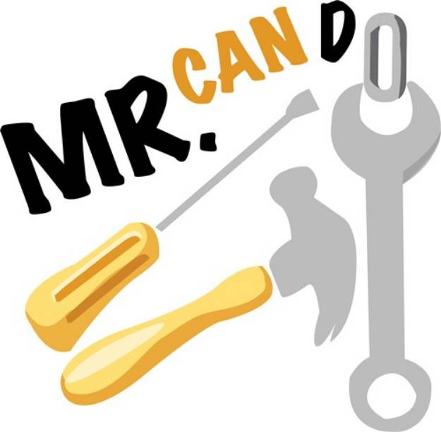 Picture of Mr Can Do SVG File