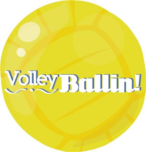 Picture of Volley Ballin SVG File