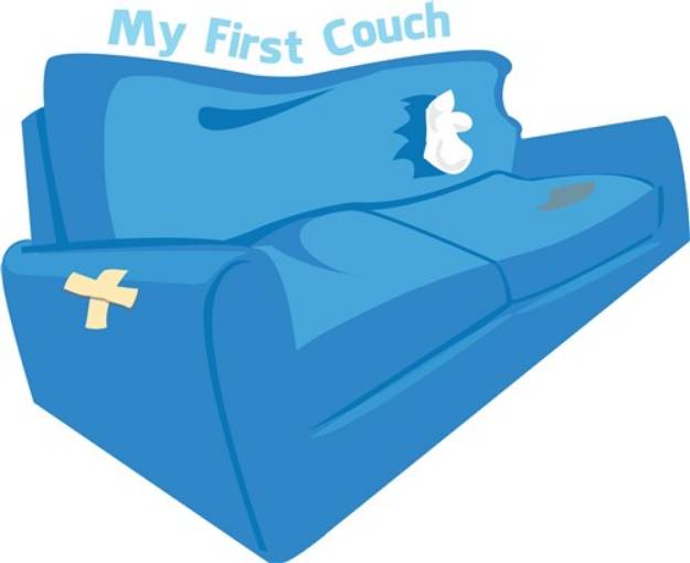 Picture of My First Couch SVG File