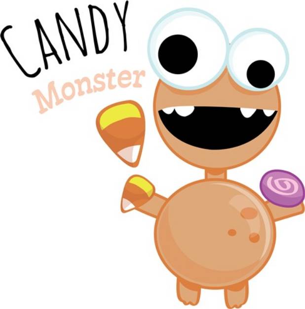 Picture of Candy Monster SVG File