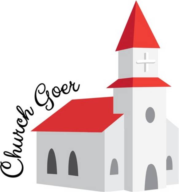 Picture of Church Goer SVG File