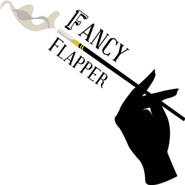 Picture of Fancy Flapper SVG File