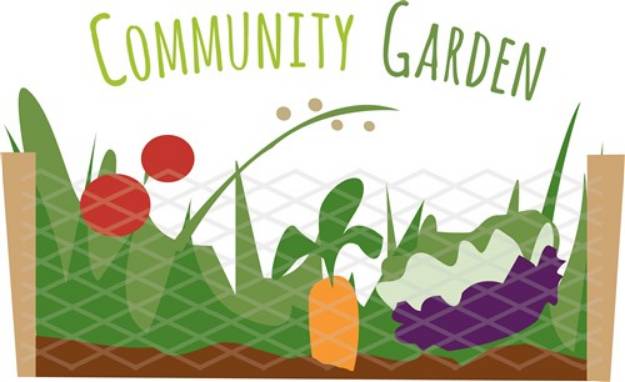 Picture of Community Garden SVG File