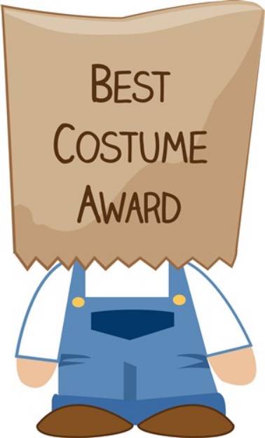 Picture of Best Costume Award SVG File