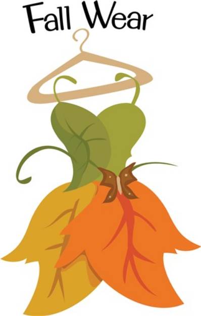 Picture of Fall Wear SVG File
