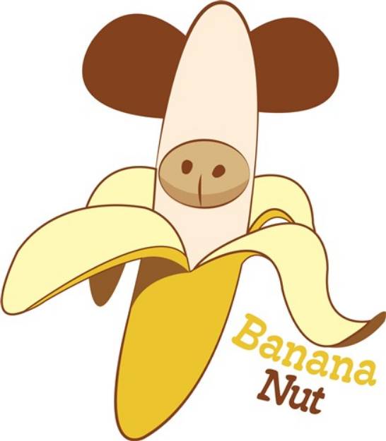 Picture of Banana Nut SVG File
