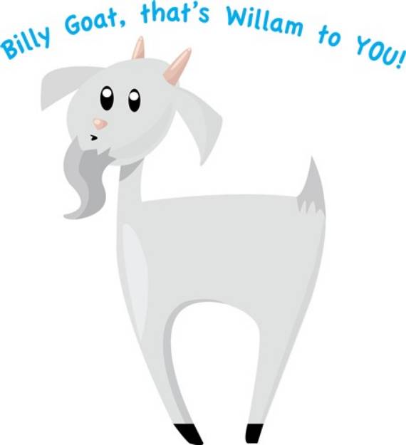 Picture of Billy Goat SVG File