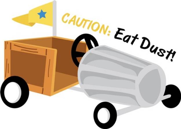 Picture of Caution Eat Dust SVG File