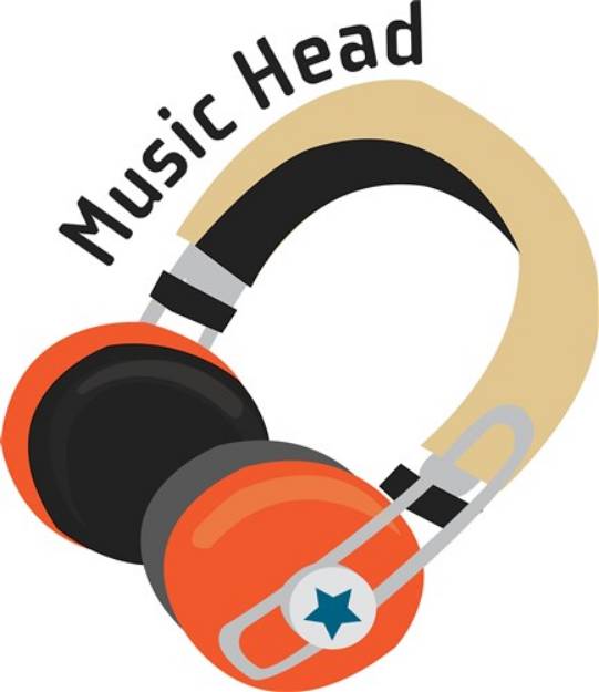 Picture of Music Head SVG File
