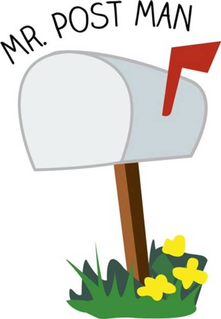 Picture of Mr, Post Man SVG File