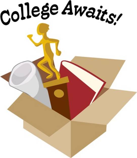 Picture of College Awaits SVG File