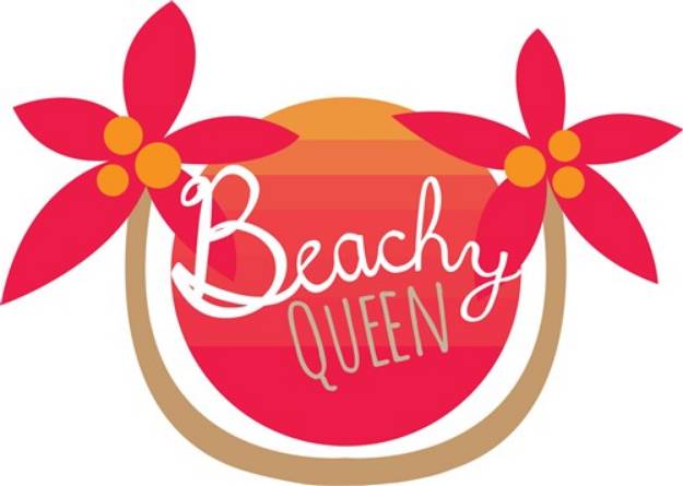 Picture of Beachy Queen SVG File