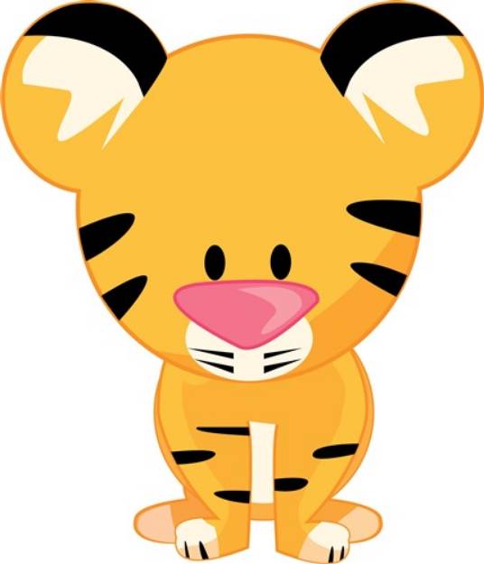 Picture of Stuffed Tiger SVG File