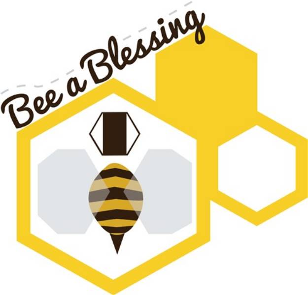 Picture of Bee A Blessing SVG File