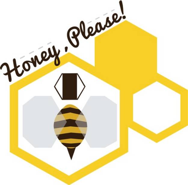 Picture of Honey Please SVG File