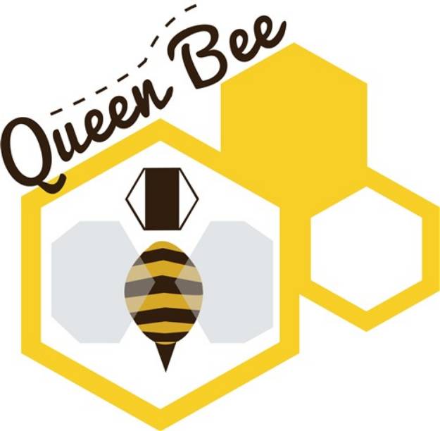 Picture of Queen Bee SVG File