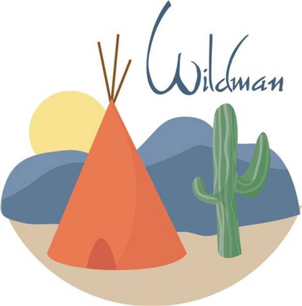 Picture of Wildman SVG File