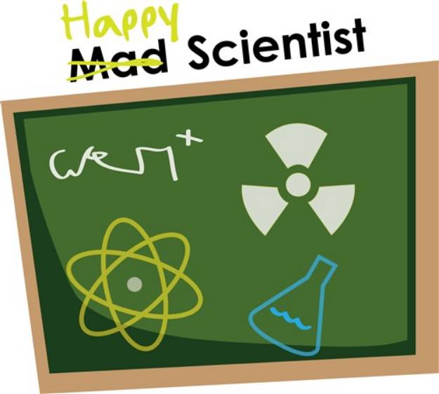 Picture of Happy Scientist SVG File