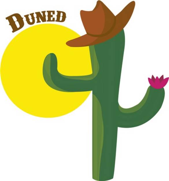 Picture of Duned Cactus SVG File