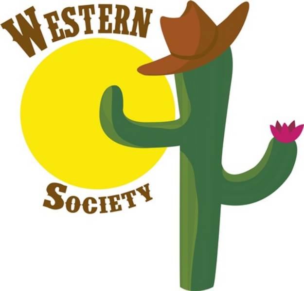 Picture of Western Society SVG File