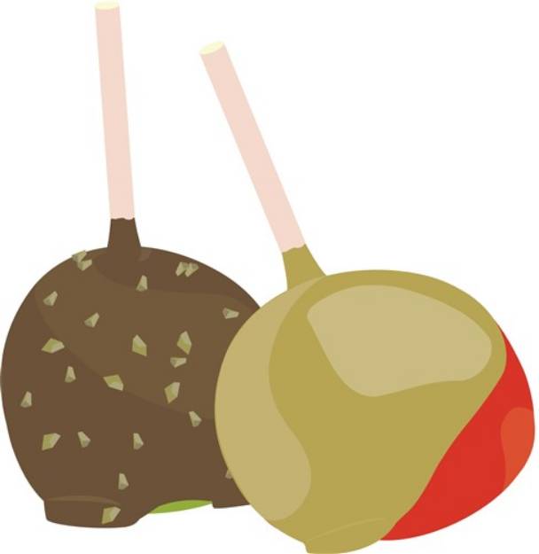 Picture of Candy Apples Treat SVG File