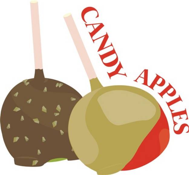 Picture of Candy Apples SVG File