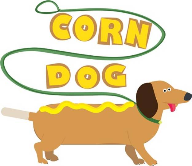 Picture of Corn Dog SVG File