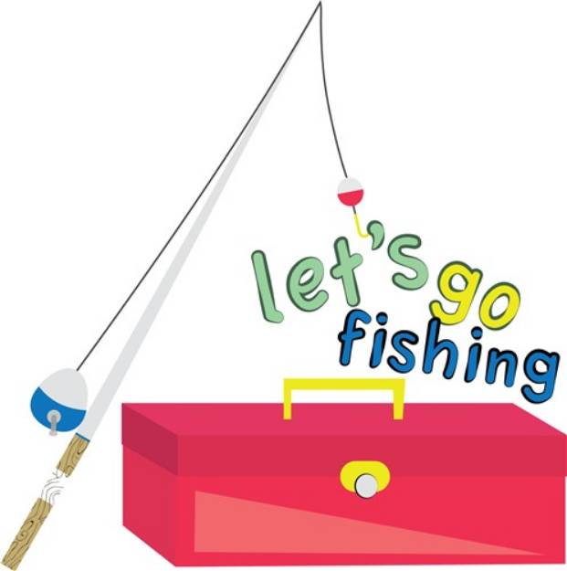 Picture of Lets Go Fishing SVG File