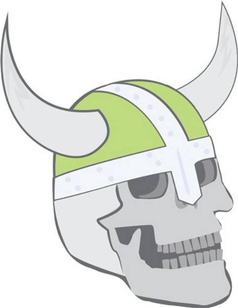 Picture of Viking Skull SVG File