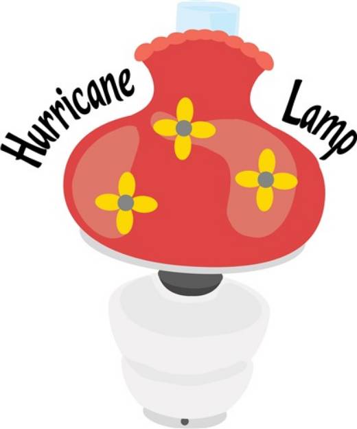 Picture of Hurricane Lamp SVG File