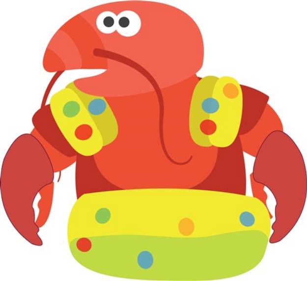 Picture of Swimming Lobster SVG File