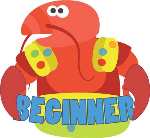 Picture of Beginner Swimmer SVG File