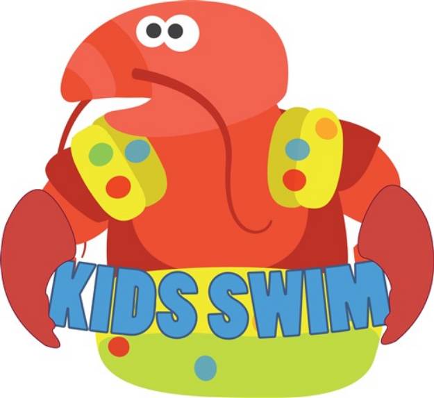 Picture of Kids Swim SVG File