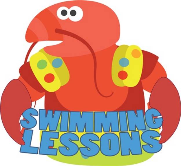Picture of Swimming Lessons SVG File