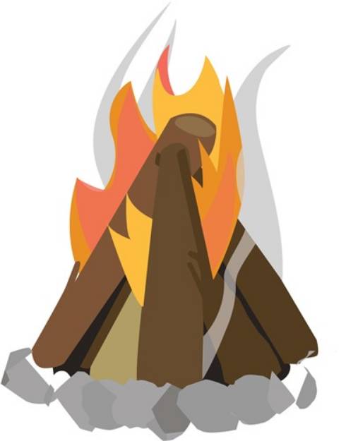 Picture of Camp Fire SVG File