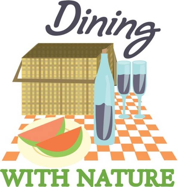 Picture of Dining With Nature SVG File