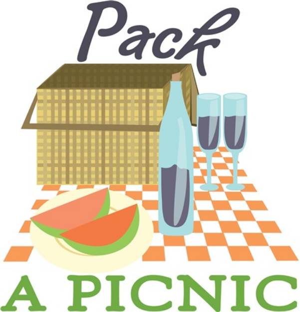 Picture of Pack A Picnic SVG File