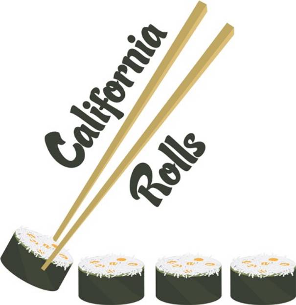 Picture of California Rolls SVG File