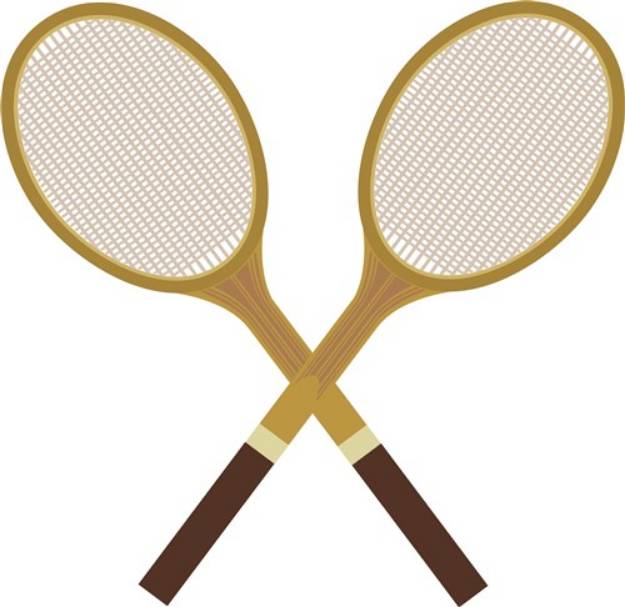 Picture of Tennis Racket SVG File