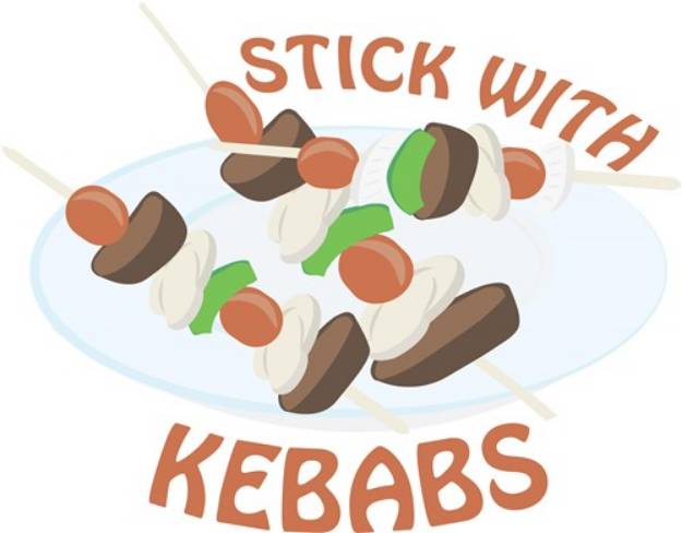 Picture of Stick With Kebabs SVG File