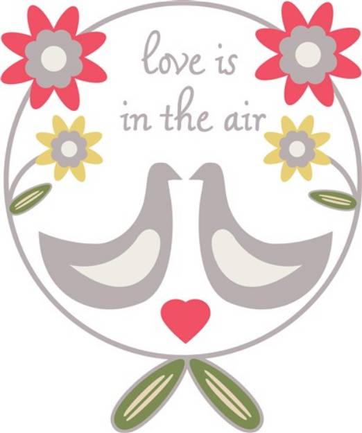 Picture of Love Is In The Air SVG File