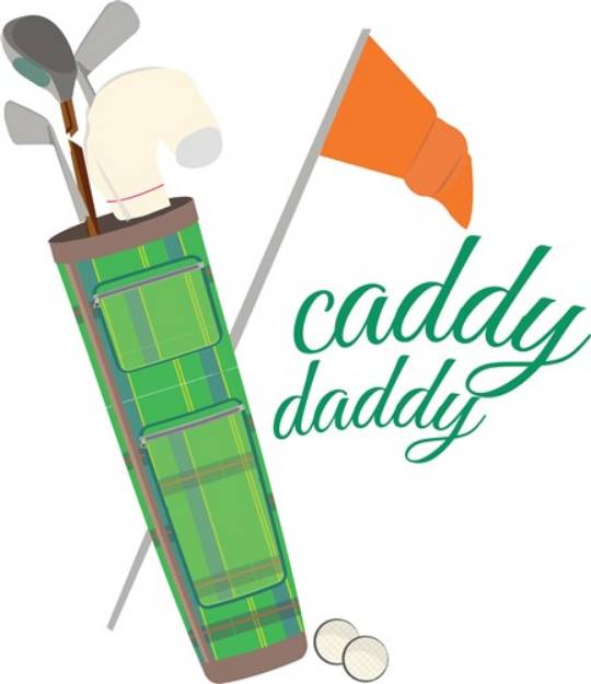 Picture of Caddy Daddy SVG File