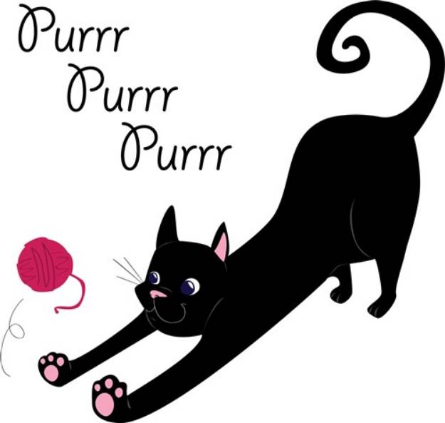 Picture of Purr Purr SVG File