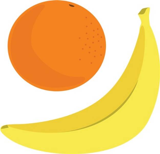 Picture of Banana & Orange SVG File